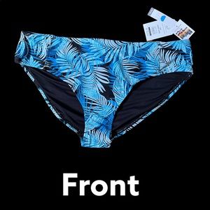 NEW WITH TAGS Bikini ISLAND VIBE  MID-RISE Womens TIME and TRU 2x 20-22 Bottoms